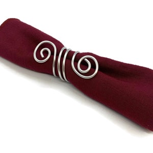 Set di 2 anelli per tovaglioli personalizzati per un elegante arredamento da tavolo, 2 anelli per tovaglioli personalizzati, anello per tovaglioli, porta tovaglioli, apparecchiatura da tavolo, decorazioni per feste