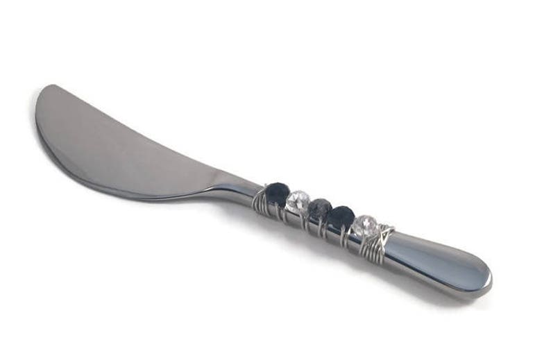 Beaded Spreader knife Cheese Knife Dip Knife Hostess Gift Etsy