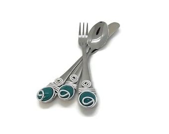 Appetizer Fork, Knife, and Spoon Set, Spreader Knife, Pickle Fork, Dip Spoon, Silverware, Cocktail Fork, Hors &#39;Doeuvre Set, Charcuterie