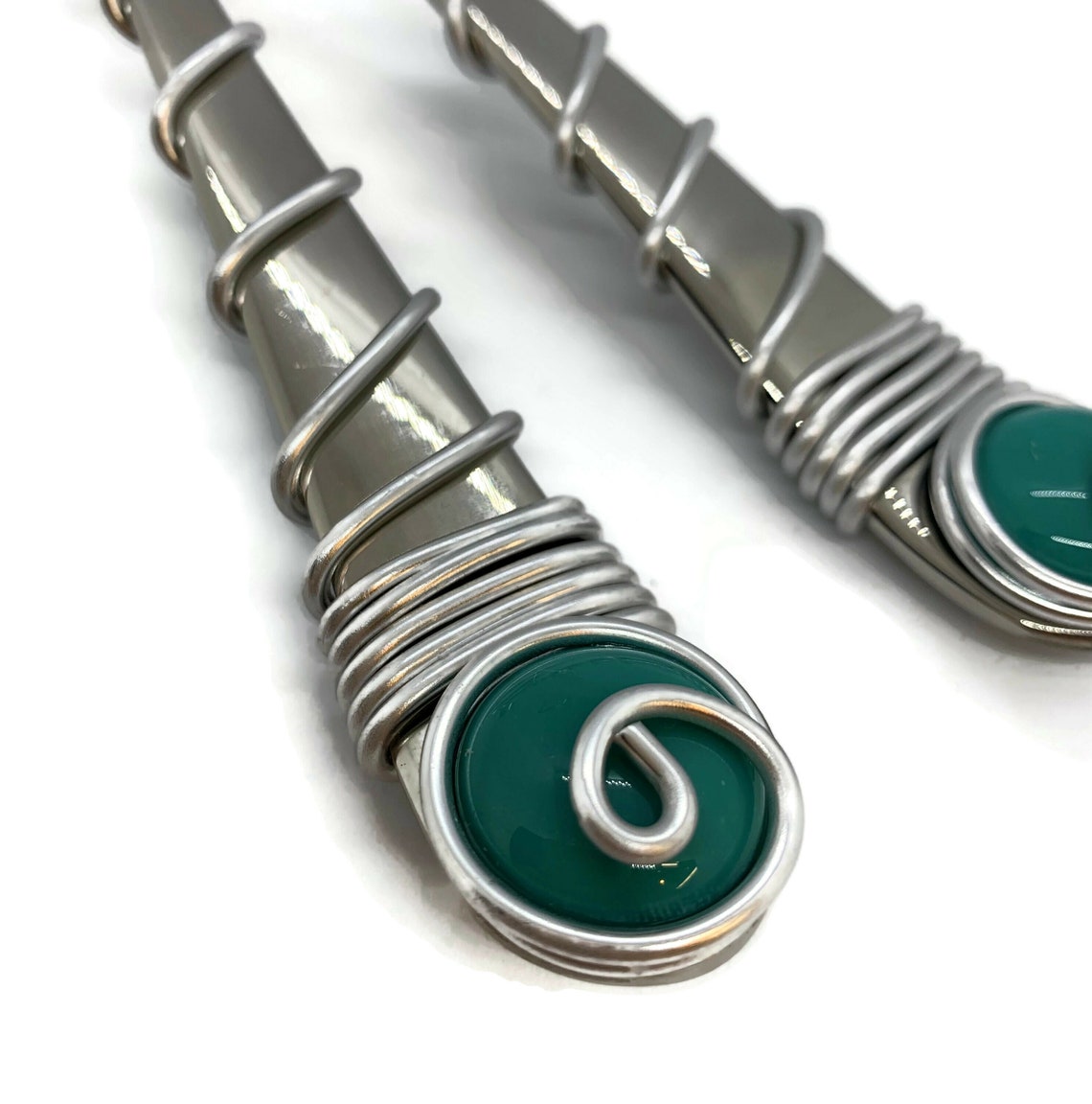 Beaded Salad Serving Set Salad Utensils Kitchen Utensil Etsy