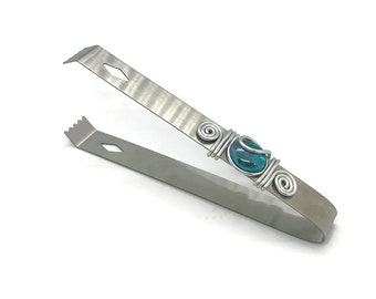 Beaded Stainless Steel Serving Tong: Party Buffet Utensil