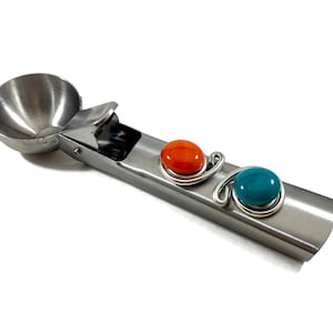 ICE CREAM SCOOPER, Beaded Ice Cream Scoop, Ice Cream Scoop, Cookie Dough Scoop, Trigger Scoop, Ice Cream Lover, Hostess Gift, Party Idea