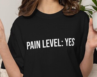 Camiseta "Nivel de dolor sí", Camiseta "Enfermedad crónica", Camiseta de concienciación sobre el síndrome de Ehlers-Danlos, Camiseta divertida para personas con enfermedades crónicas, Camiseta "Enfermedad invisible", Regalo de cebra, Concienciación de mayo