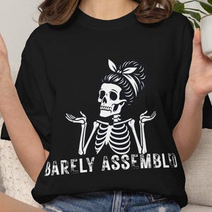 Barely Assembled Shirt, Chronic Illness Shirt, EDS Awareness Shirt, Funny Spoonie Shirt, Invisible Illness Tee, Zebra Gift