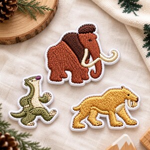 Ice Age Embroidered Patch, Disney Manny Sid Diego Iron On Jacket Backpack, Birthday Gift, Boiling Point Gift For Fan