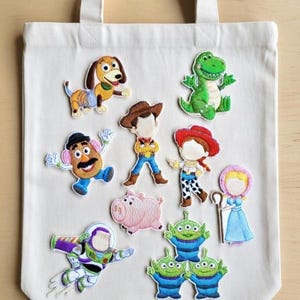 Toppa ricamata di Toy Story 5, Woody, Buzz Lightyear, Mr. Potato, Alien, Lotso, Dinosauro, da applicare con il ferro da stiro su giacche, cappelli, uniformi, regalo per i fan Disney.