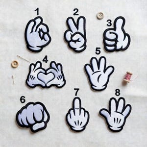 Toppa ricamata a mano di Topolino, Animali Disney, Film, Film, Giacca, Cappello, Minnie, Paperina, Paperino, Pippo, Pluto, Simbolo della Pace, Regalo per i fan