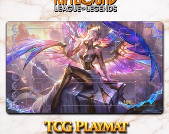 Playmat – Morgana – Riftbound LOL TCG Game Mat 24x14 inches (600x350x2mm)