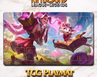 Playmat – Jinx Yumii – Riftbound LOL TCG Game Mat 24x14 inches (600x350x2mm)