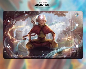 Playmat – The Last Airbender – Magic the Gathering x Avatar TCG Game Mat 24x14 inches (600x350x2mm)