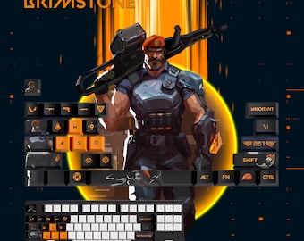 Keycaps Valorant Brimstone / Variaties: 29 toetsen / Mechanische toetsenbordtoetsen