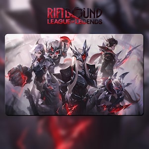 Playmat – Yone T1 – Riftbound LOL TCG-spelmat 24 x 14 inch (600 x 350 x 2 mm)