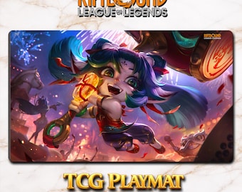 Playmat – Poppy – Riftbound LOL TCG Game Mat 24x14 inches (600x350x2mm)