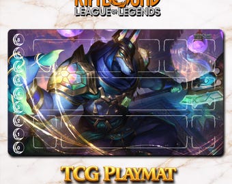 Playmat – Nasus – Riftbound LOL TCG-spelmat 24 x 14 inch (600 x 350 x 2 mm)