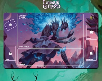 Lorwyn Eclipsed Card Game Playmat – Fantasy TCG Gaming Mat for Players