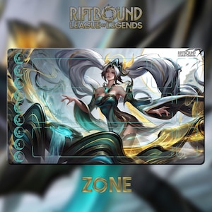 Playmat – Sona – Riftbound LOL TCG-spelmat 24 x 14 inch (600 x 350 x 2 mm)