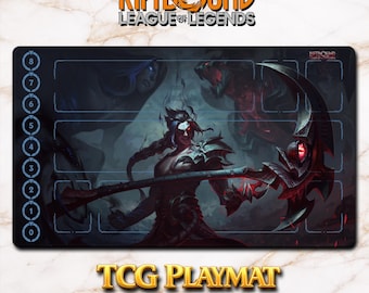 Playmat – Kayn – Riftbound LOL TCG Game Mat 24x14 inches (600x350x2mm)