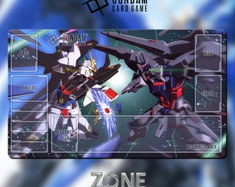 Playmat – Gundam – TCG Game Mat 24x14 inches (600x350x2mm)