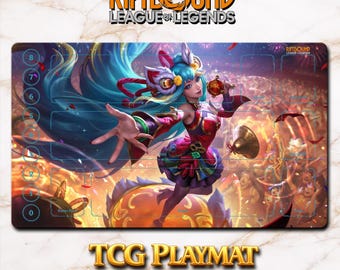 Playmat – Seraphine – Riftbound LOL TCG Game Mat 24x14 inches (600x350x2mm)