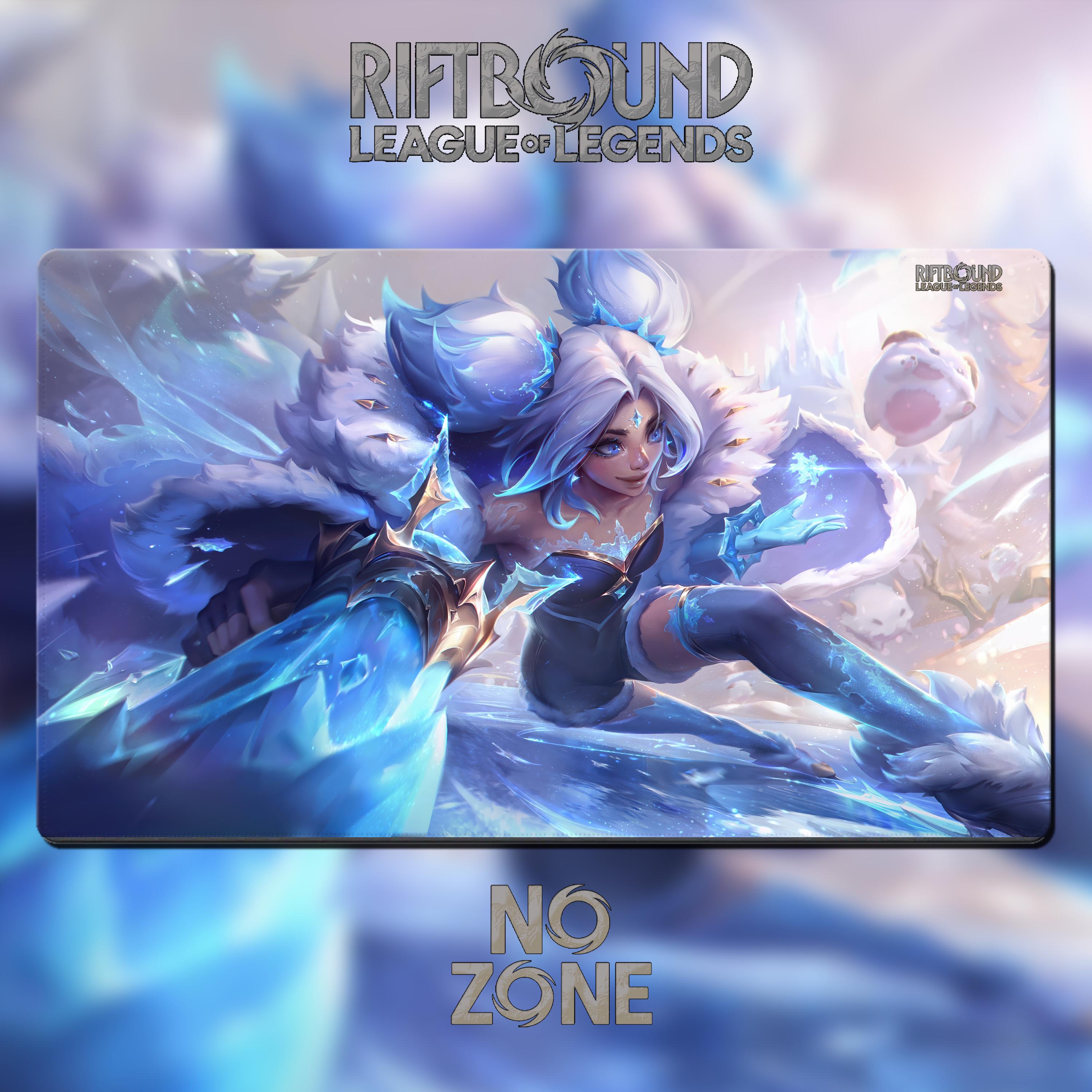Playmat – Zeri – Riftbound LOL TCG Game Mat 24x14 Inches