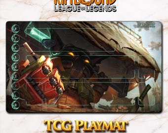 Mata do gry – Veigar – Riftbound LOL TCG Game Mat 24x14 cali (600x350x2 mm)