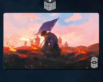 Playmat – Dernier espoir – BLUE RISING TCG Game Mat 24x14 inches (600x350x2mm)