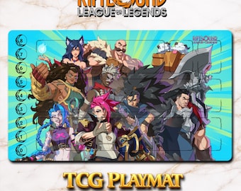 Speelmat – League of Legends – Riftbound LOL TCG-spelmat 24 x 14 inch (600 x 350 x 2 mm)