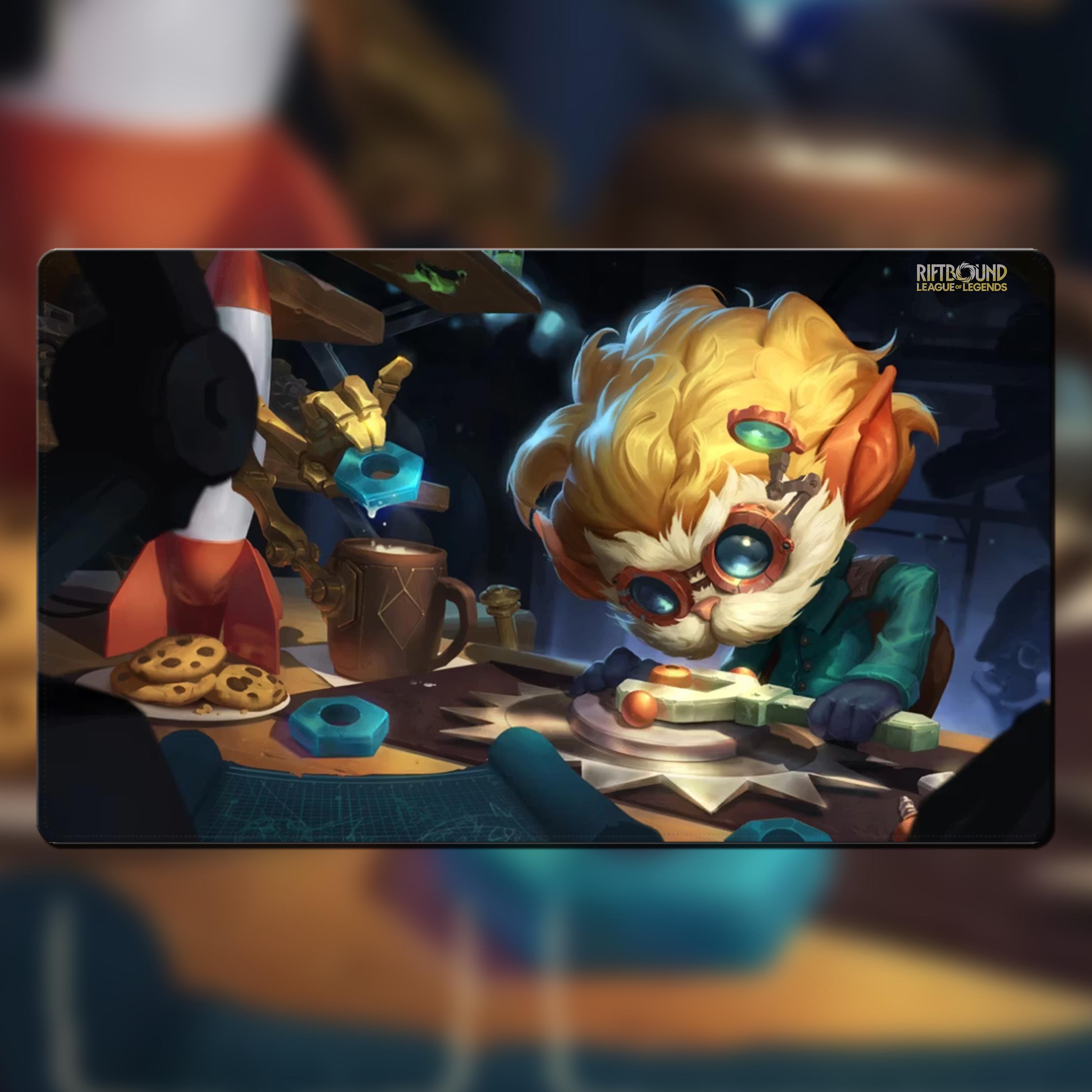 Playmat – Heimerdinger – Riftbound LOL TCG Game Mat 24x14 Inches ...