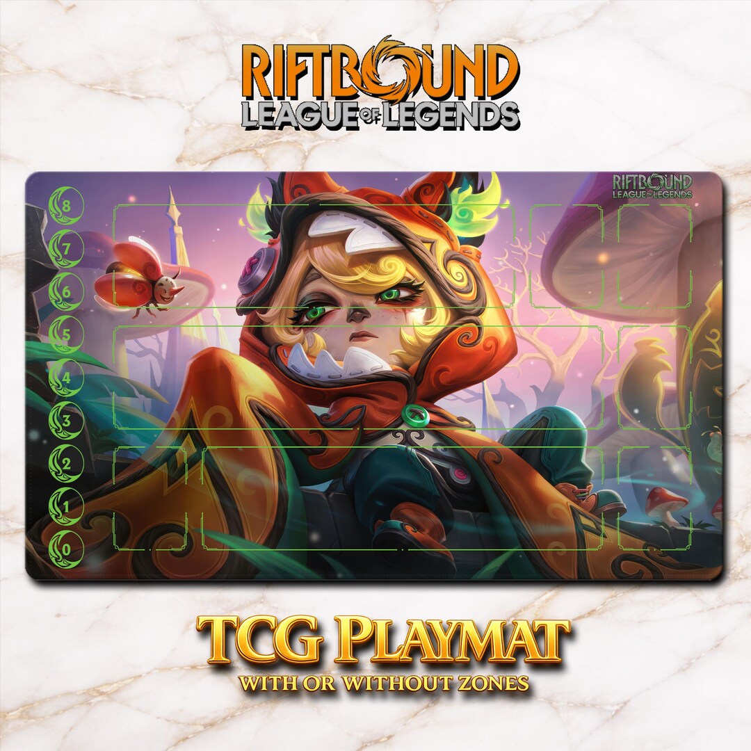 Playmat – Vex – Riftbound LOL TCG Game Mat 24x14 Inches (600x350x2mm ...