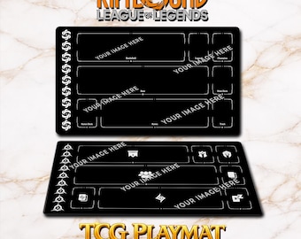 Playmat – Aangepast – Riftbound LOL TCG-spelmat 24 x 14 inch (600 x 350 x 2 mm)