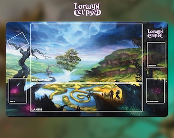 Lorwyn Eclipsed MTG Playmat – Magic The Gathering Gaming Mat – Fantasy Trading Card Game Desk Mat