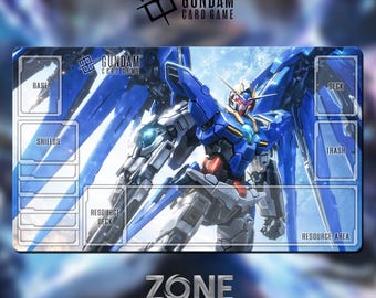 プレイマット – ガンダム – TCG ゲームマット 24x14 インチ (600x350x2mm)