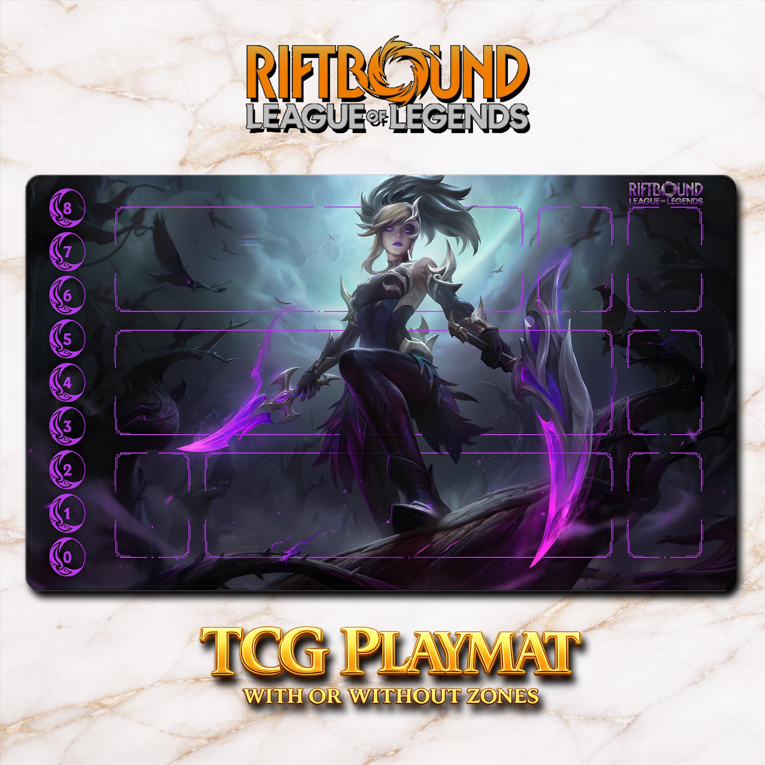 Riftbound Akali Playmat – League of Legends TCG Card Game Mat