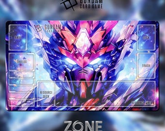 Playmat – Gundam –TCG Game Mat 24x14 inches (600x350x2mm)