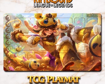 Playmat – Neeko – Riftbound LOL TCG Game Mat 24x14 inches (600x350x2mm)