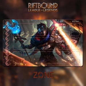 Speelmat – Victor – Riftbound LOL TCG-spelmat 24 x 14 inch (600 x 350 x 2 mm)