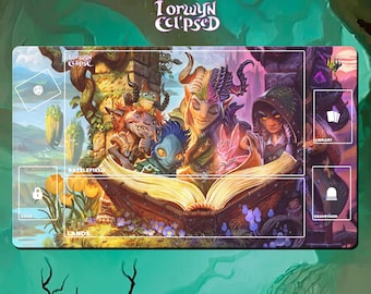 Lorwyn Eclipsed MTG Playmat – Magic The Gathering Gaming Mat – Fantasy Trading Card Game Desk Mat