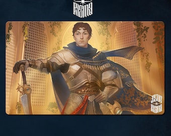 Playmat – Caliste – BLUE RISING TCG Game Mat 24x14 inches (600x350x2mm)