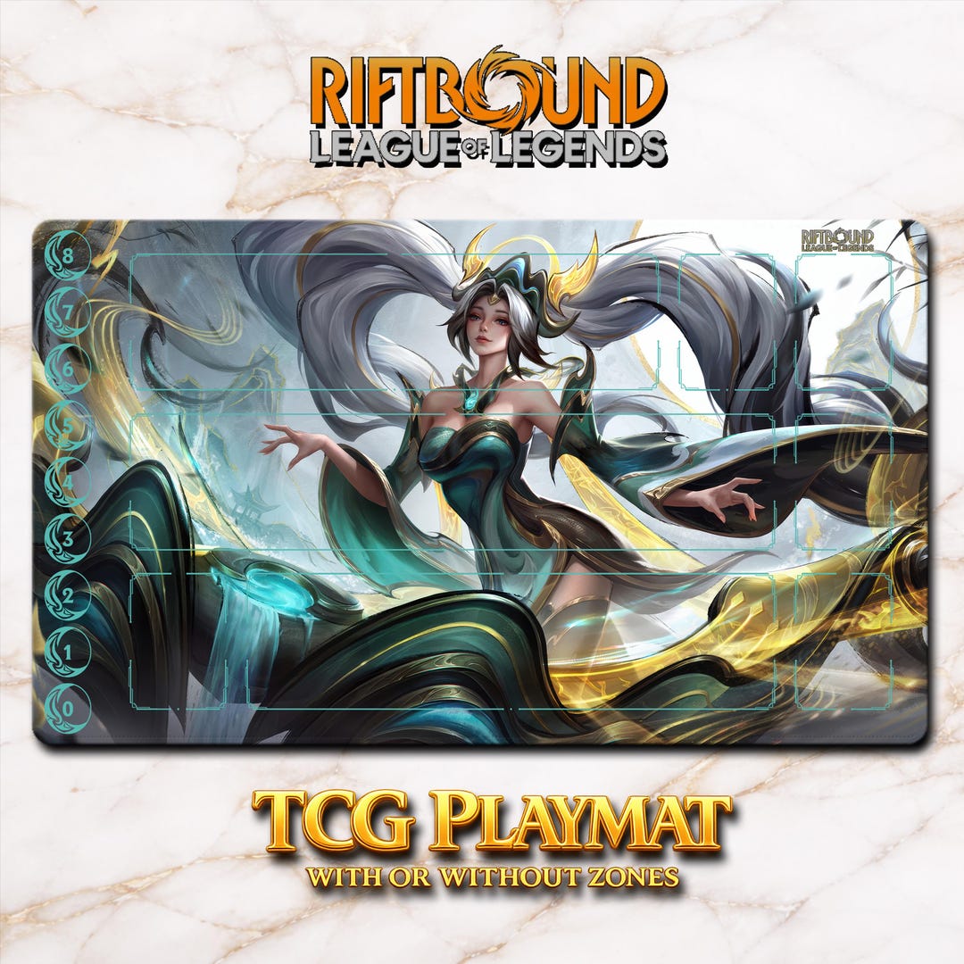 Playmat – Sona – Riftbound LOL TCG Game Mat 24x14 Inches (600x350x2mm ...