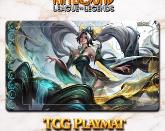 Playmat – Sona – Riftbound LOL TCG Game Mat 24x14 inches (600x350x2mm)