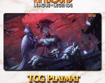 Playmat – Quinn – Riftbound LOL TCG Game Mat 24x14 inches (600x350x2mm)