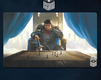 Playmat – Kameto – BLUE RISING TCG Game Mat 24x14 inches (600x350x2mm)