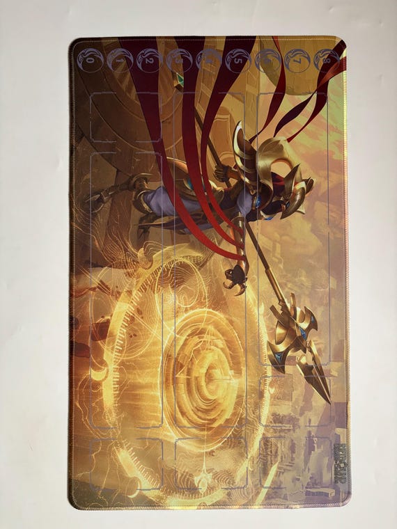 Playmat – Azir – Riftbound LOL TCG Game Mat 24x14 Inches