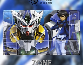 Tapete de juego Gundam TCG de 600 x 350 x 2 mm (24 x 14 pulgadas)