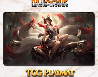 Cloth Playmat TCG - Riftbound Ahri - Cloth Playmat for Collectible