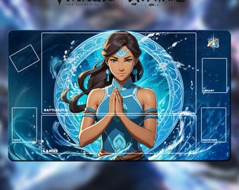 Playmat – The Last Airbender Azula – Magic the Gathering x Avatar TCG Game Mat 24x14 inches (600x350x2mm)