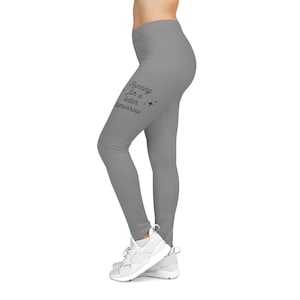 Motivational Women&#39;s Leggings: Run for a Better Tomorrow - Athleisure Wear