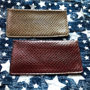 Never Used Faux Snakeskin Vinyl Eyeglass Case By Roseanne ~ Authentic Vintage New Old Stock Eyeglass Cases ~ FREE SHIPPING!