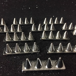 Metal Spike Panels ~ Spikes ~ Unique Jewelry Findings ~ Spikes For Jewelry Making And Sewing ~ You Get FOUR Panels With Each Order