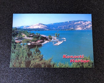 Vintage New Postcard Featuring The Iconic Konocti Harbor Inn Resort ~ Clear Lake California ~ Excellent Condition ~ Konocti Harbor Inn
